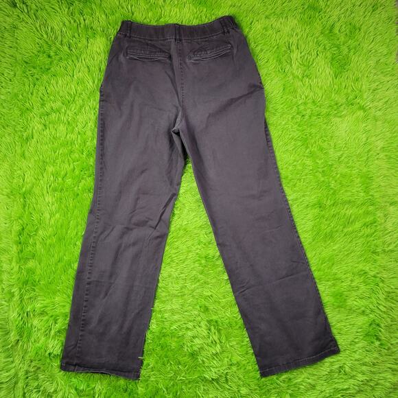Y2k Croft & Barrow Brown Straight Leg Pants Trousers 6 Regular - Picture 3 of 7